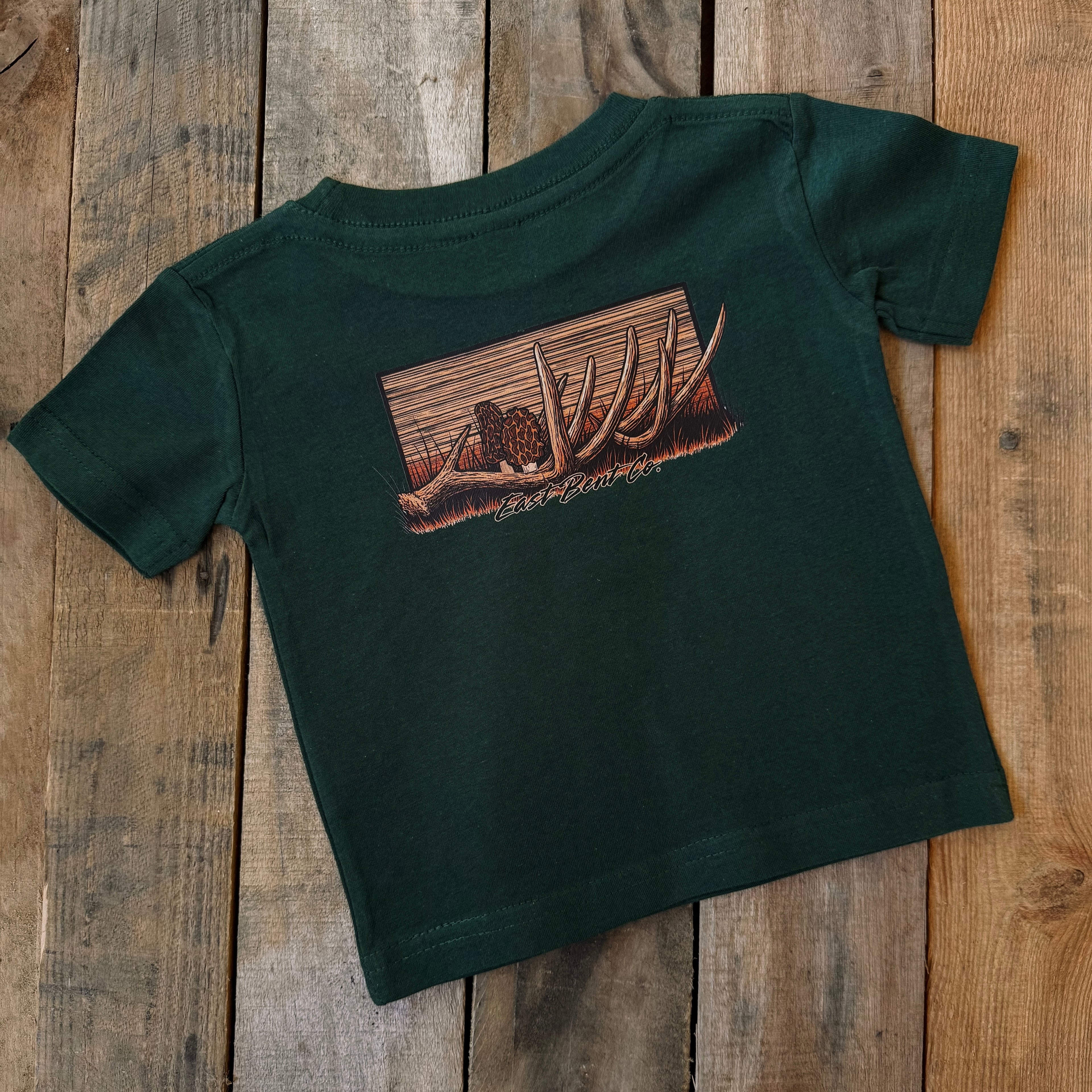 Morel Mushroom Hunt Kids Short Sleeve Shirt