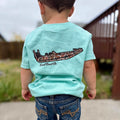 Camo Bass Boat Short Sleeve Shirt