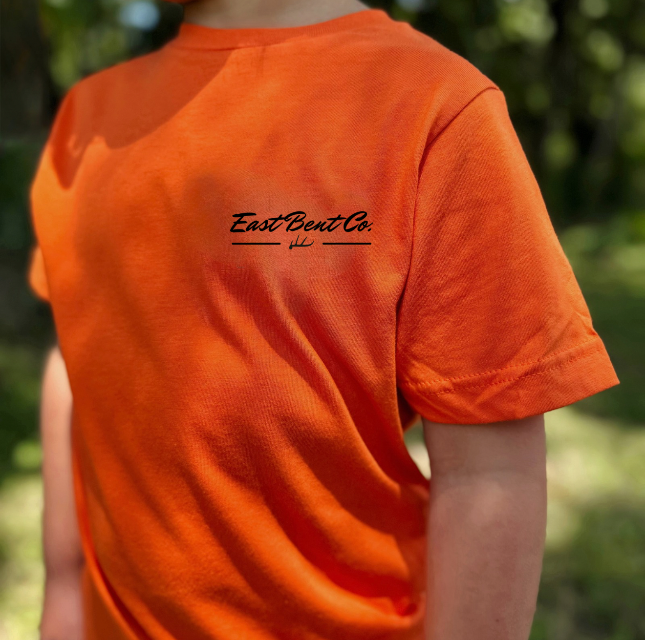 East Bent Co. Outdoors Logo Kids Short Sleeve Shirt