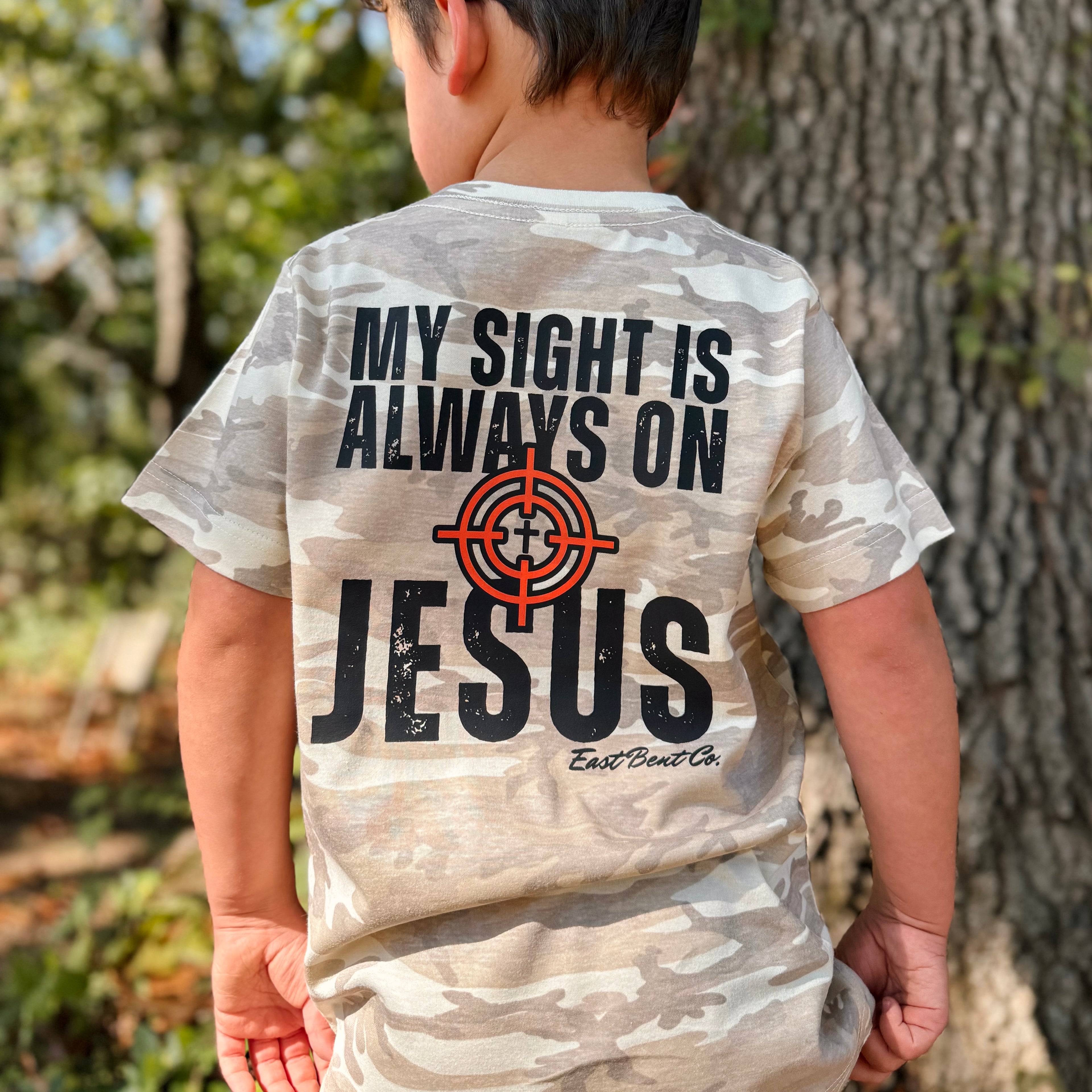 My Sight Is Always On Jesus Short Sleeve Shirt