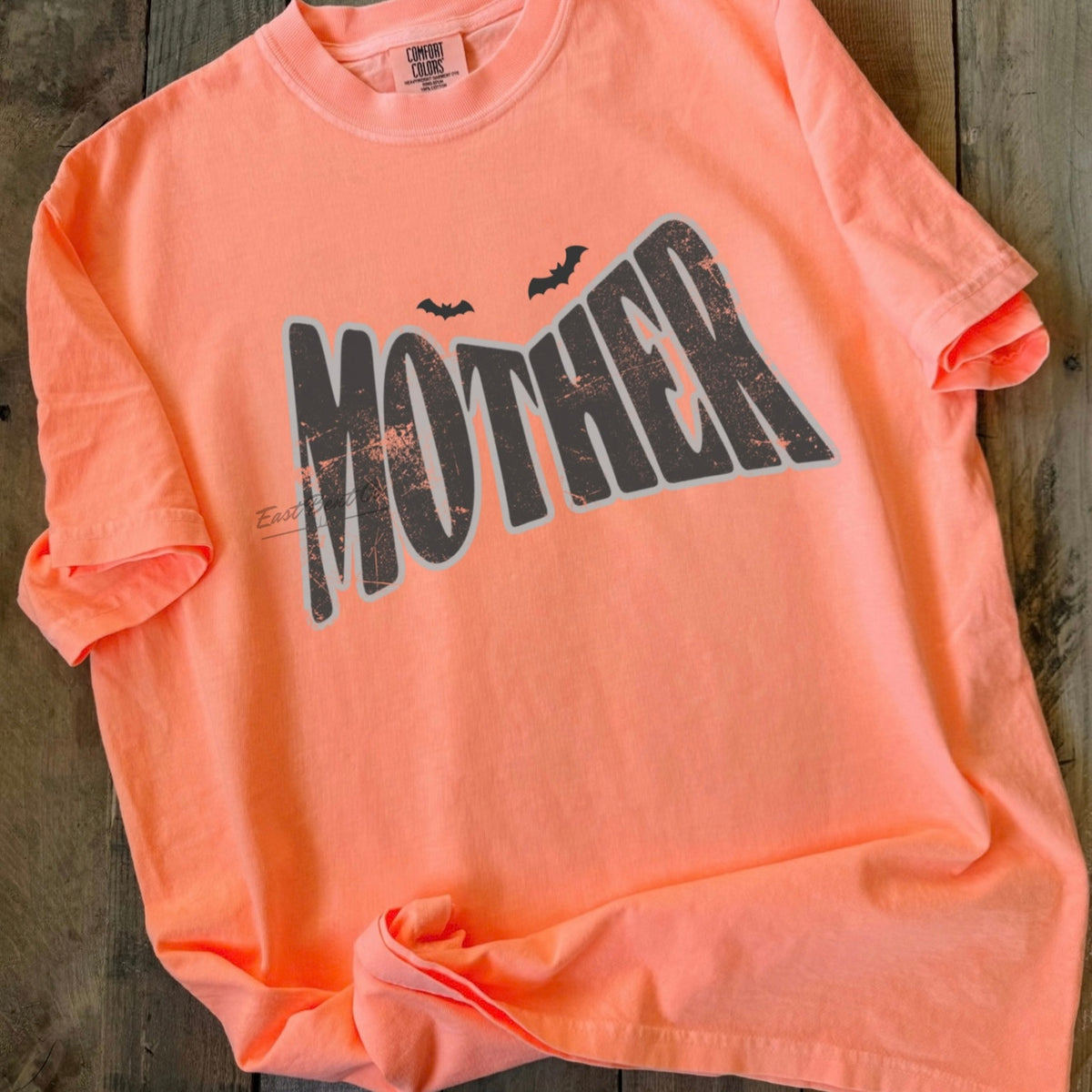 Distressed Spooky Mother Adult Short Sleeve Shirt