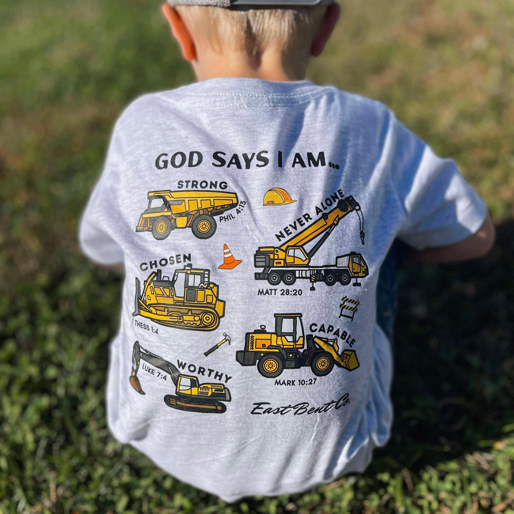 God Says I Am (Construction) Short Sleeve Shirt