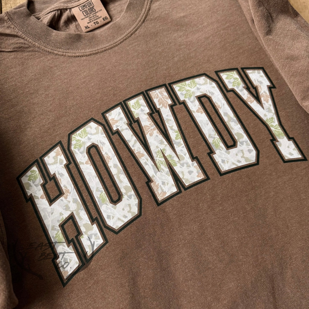Howdy Camo Adult Short Sleeve Shirt