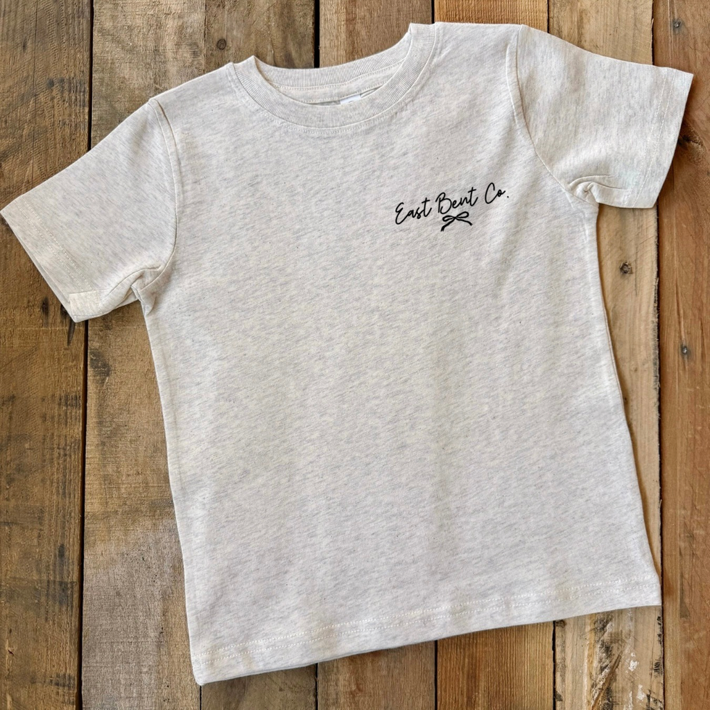 Coquette Christmas Trees Girls Short Sleeve Shirt