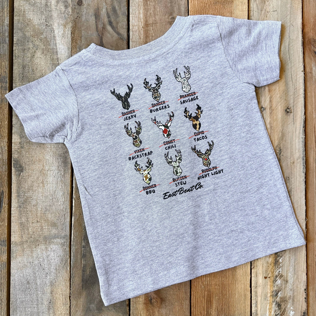 Camo Reindeer Nicknames Short Sleeve Shirt
