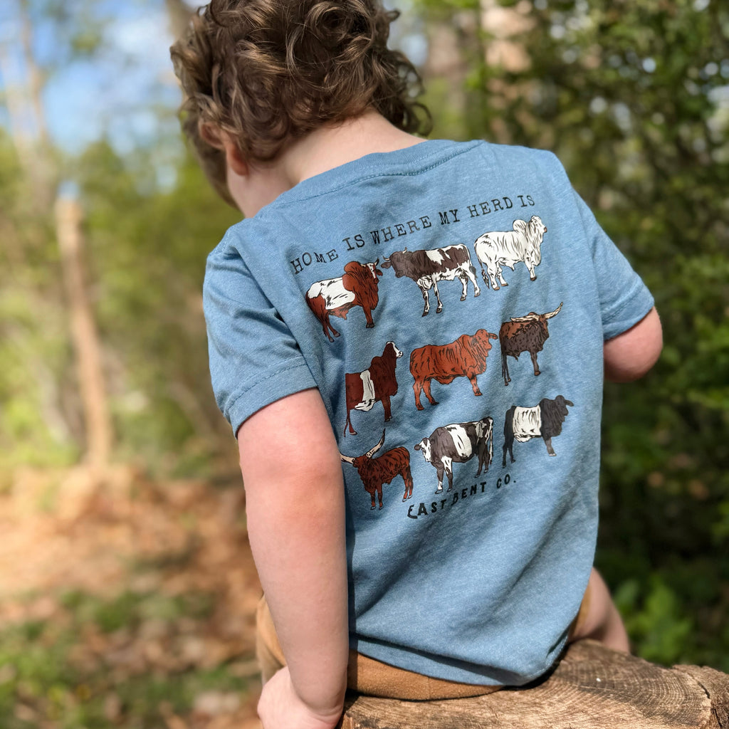 Home Is Where My Herd Is Short Sleeve Shirt