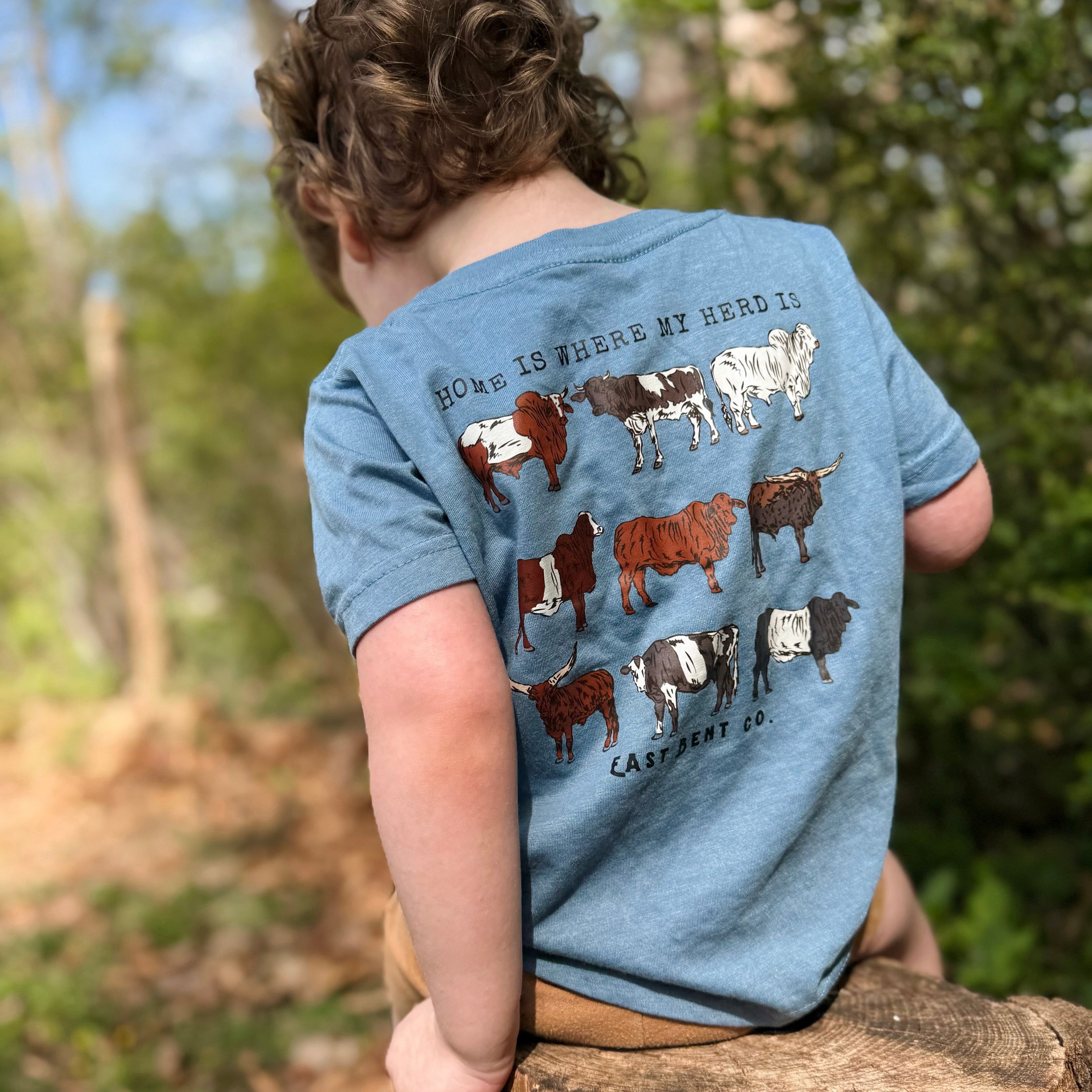 Home Is Where My Herd Is Short Sleeve Shirt