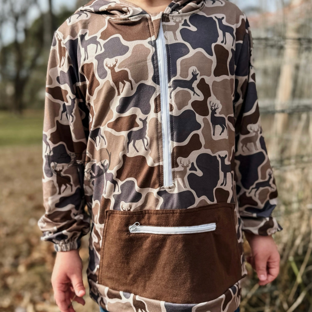 Rack Em’ Kids Half-Zip Pullover