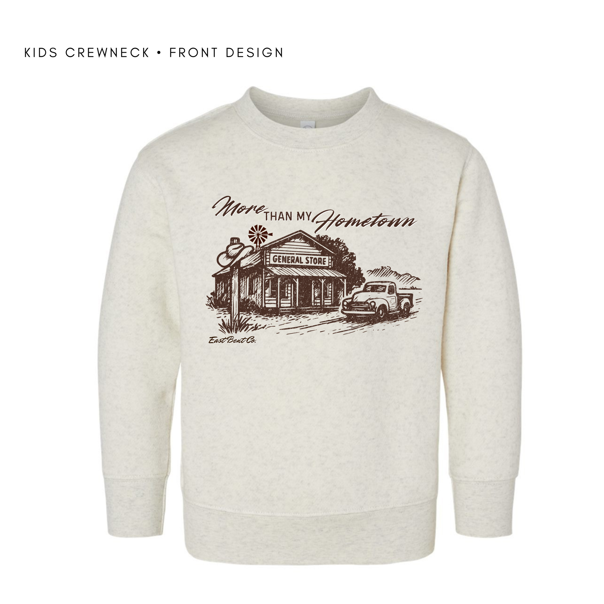 More Than My Hometown Kids Crewneck Sweatshirt