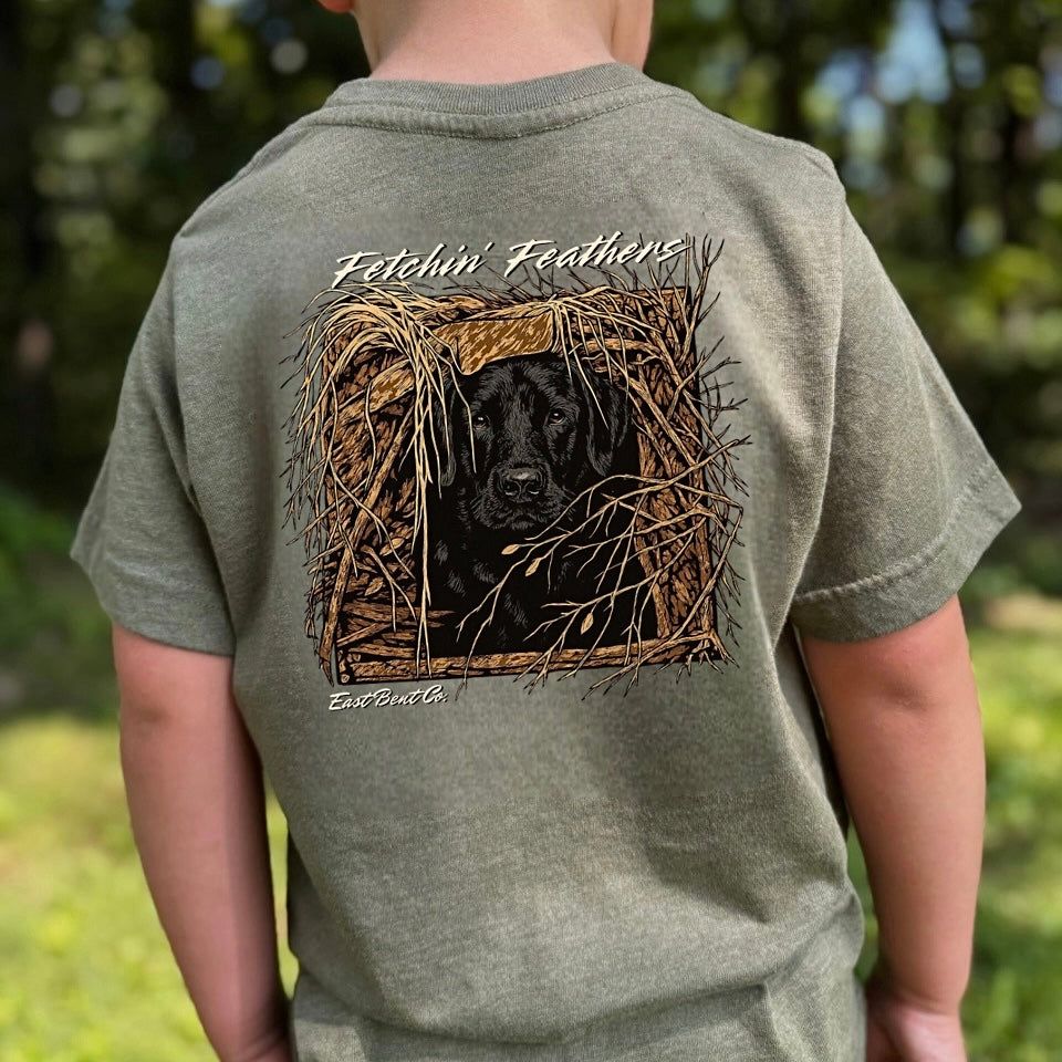 Fetchin’ Feathers Lab Short Sleeve Shirt