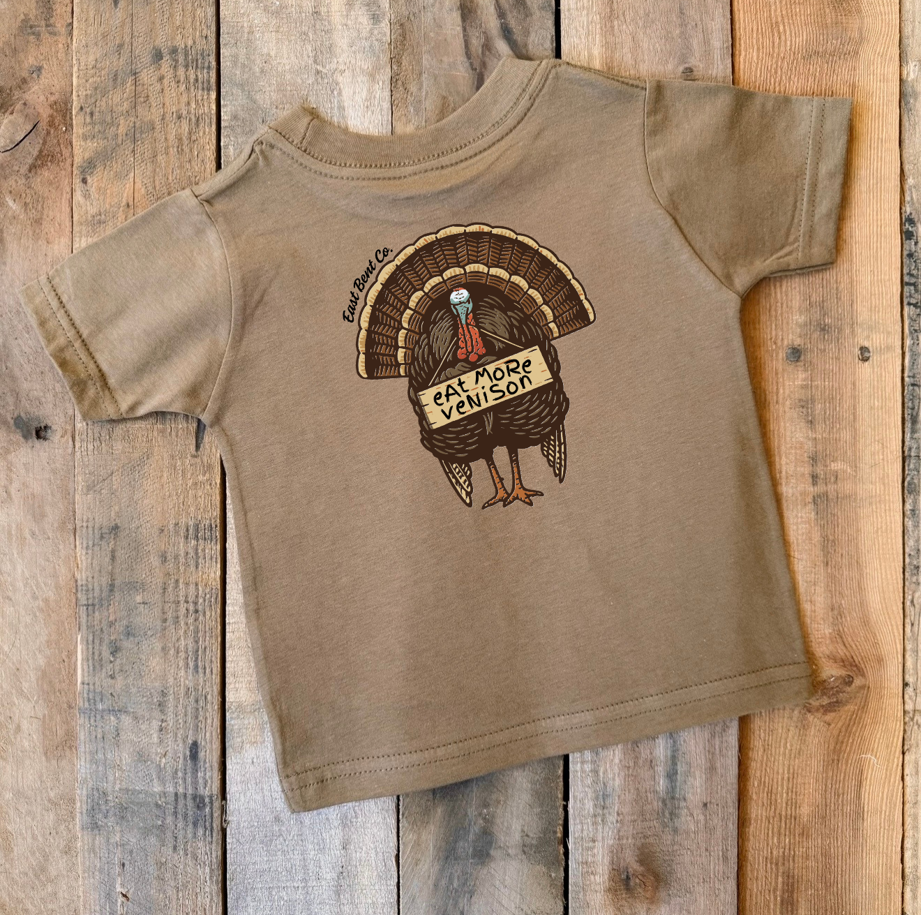 Eat More Venison Turkey Short Sleeve Shirt