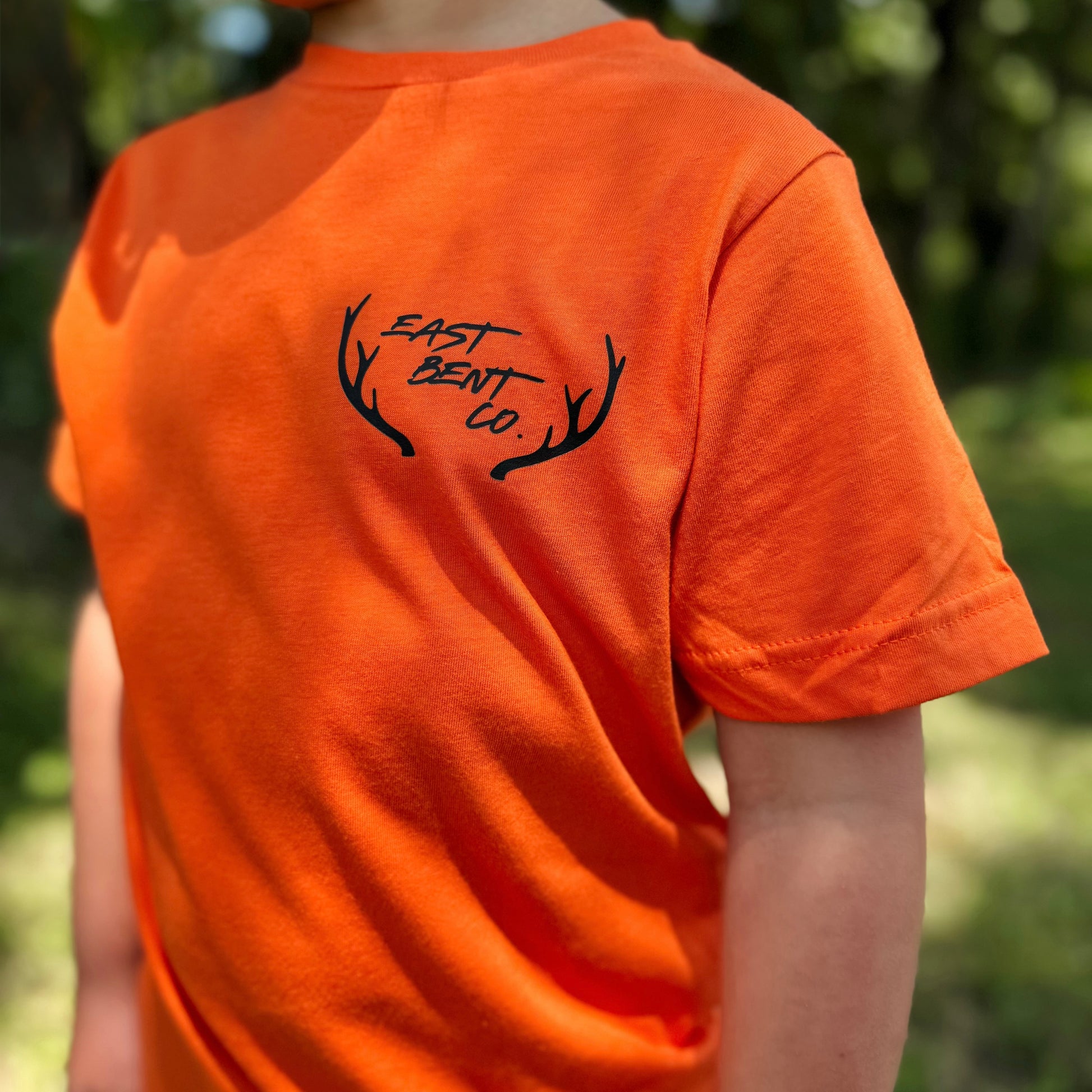 East Bent Co. Outdoors Logo Kids Short Sleeve Shirt