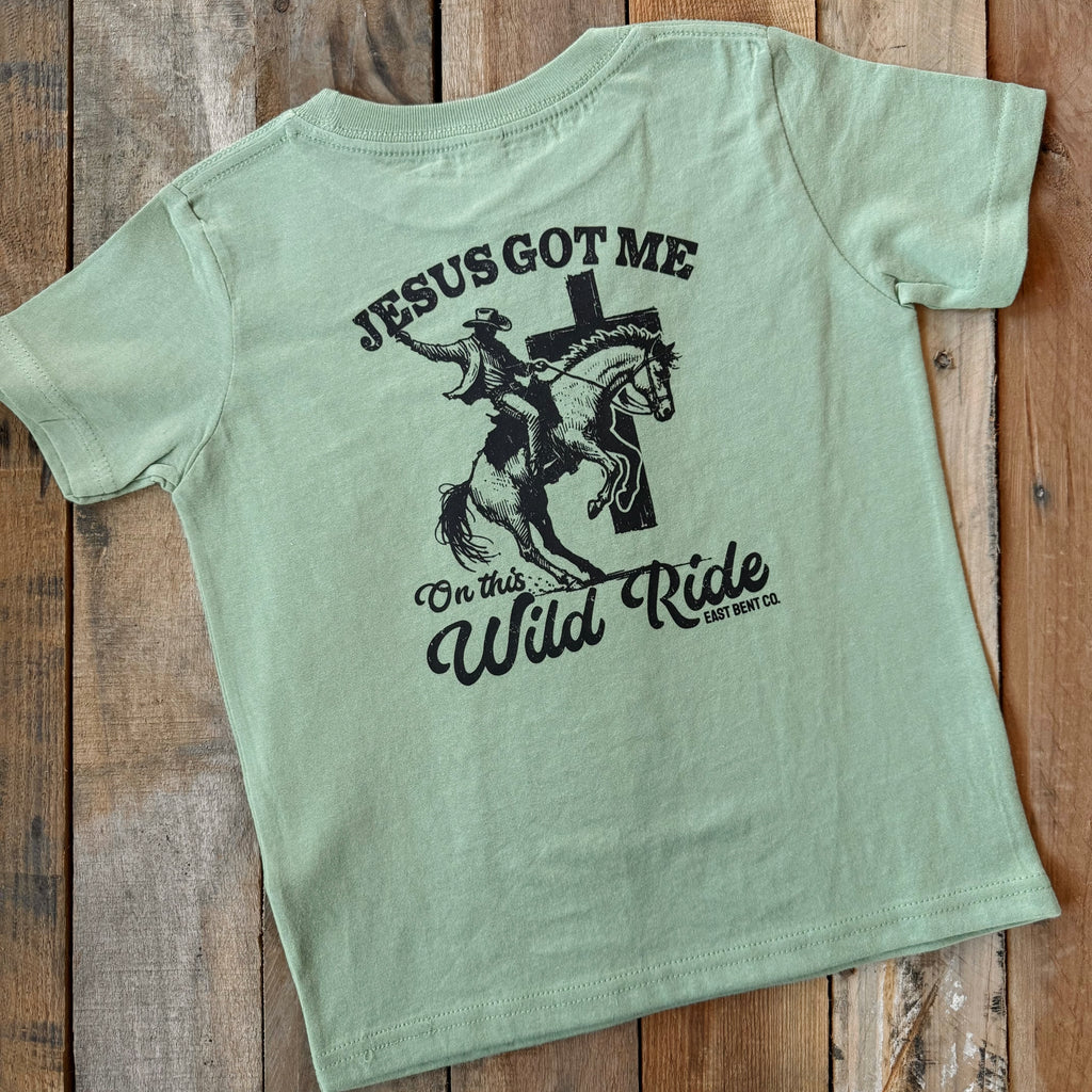 Jesus Got Me On This Wild Ride Short Sleeve Shirt