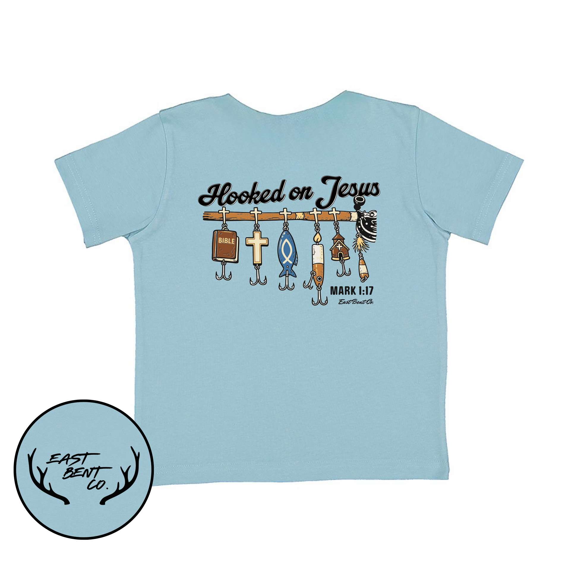 Hooked On Jesus Short Sleeve Shirt