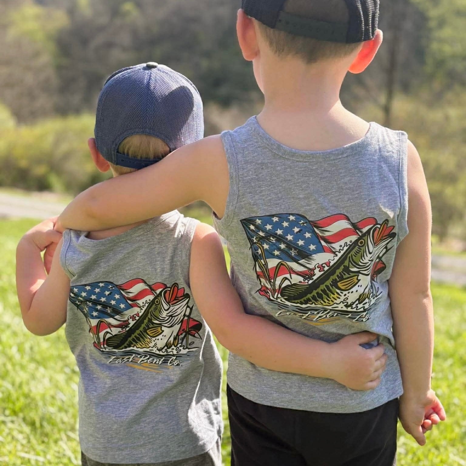 American Bass Flag Tank Top