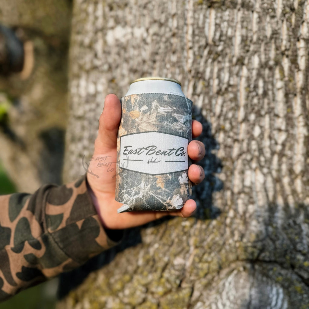 East Bent Co. Muted Leaf Camo Regular Can Cooler