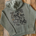 Camo Bows Girls Kids Hoodie