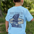 Waterfowl Lab Duck Hunting Kids Short Sleeve Shirt