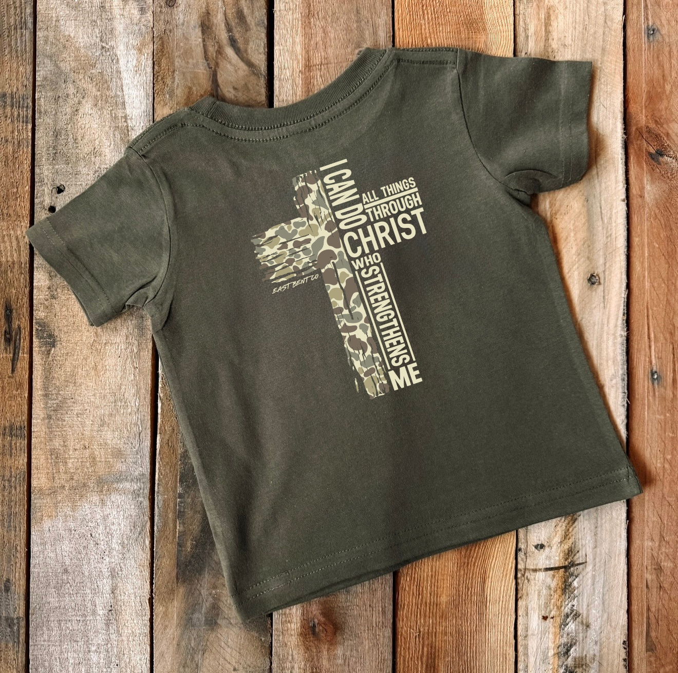 All Things Through Christ Kids Short Sleeve Shirt