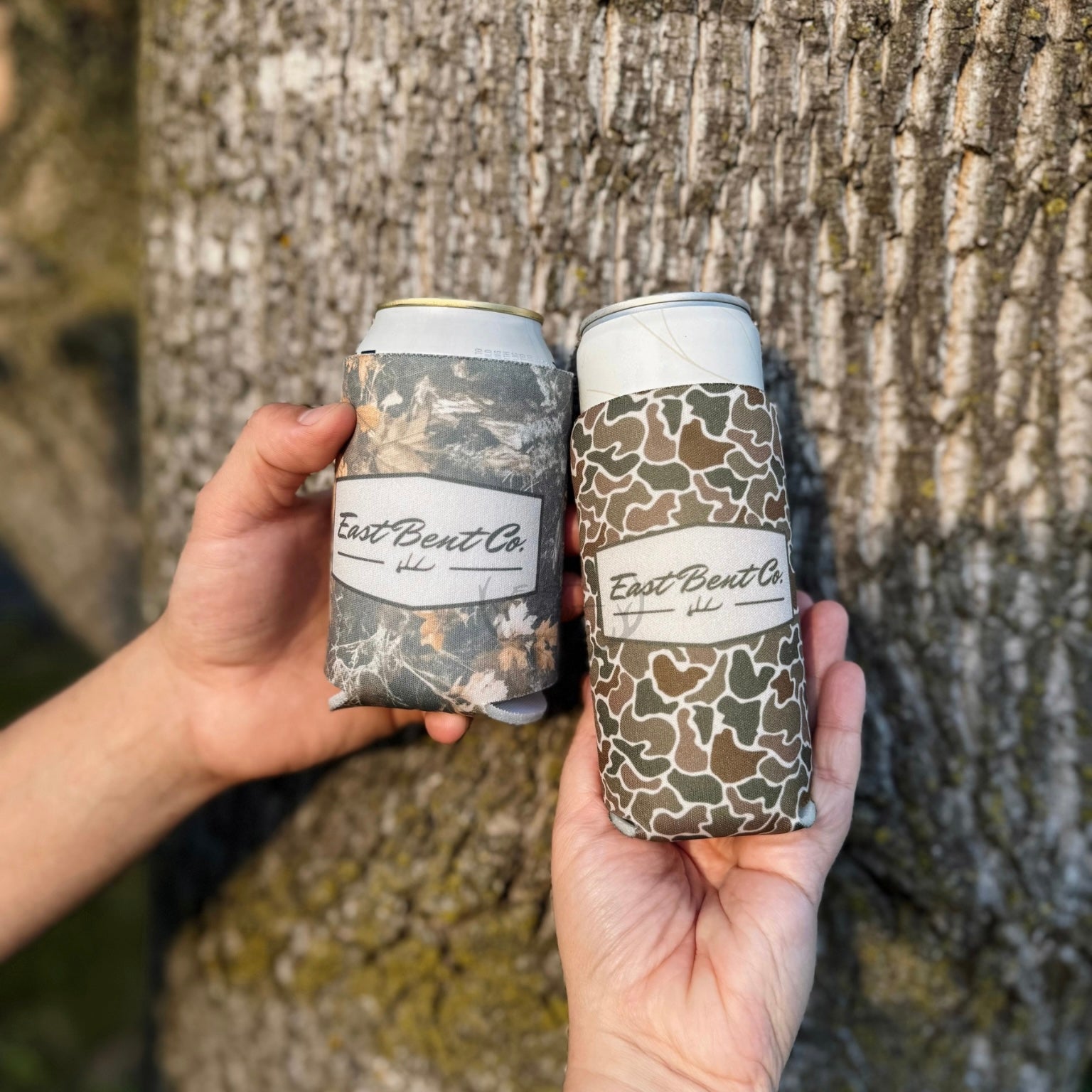 East Bent Co. Muted Leaf Camo Regular Can Cooler