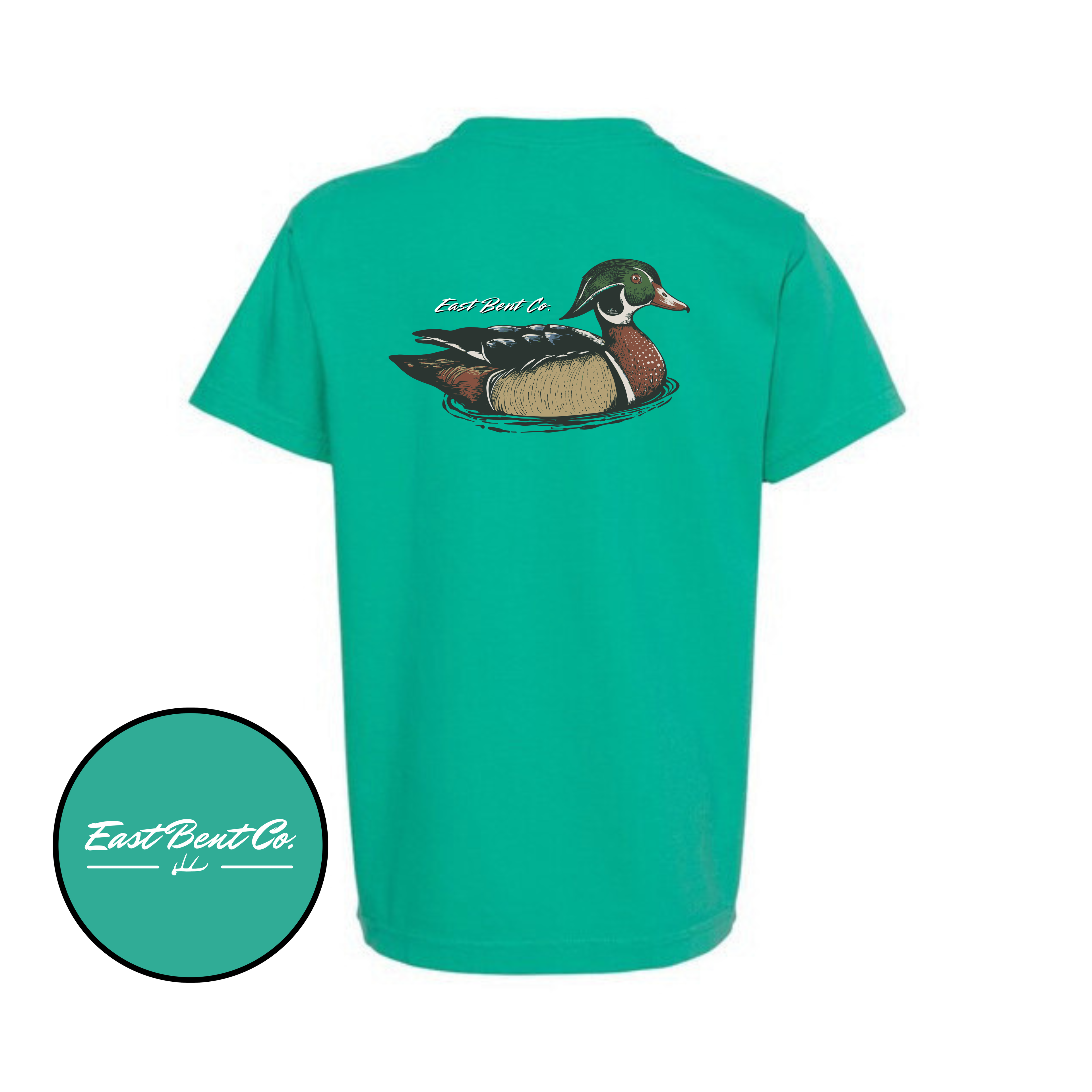 Wood Duck Logo Youth Comfort Colors Short Sleeve Shirt