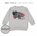 All Gas No Brakes Kids Crewneck Sweatshirt