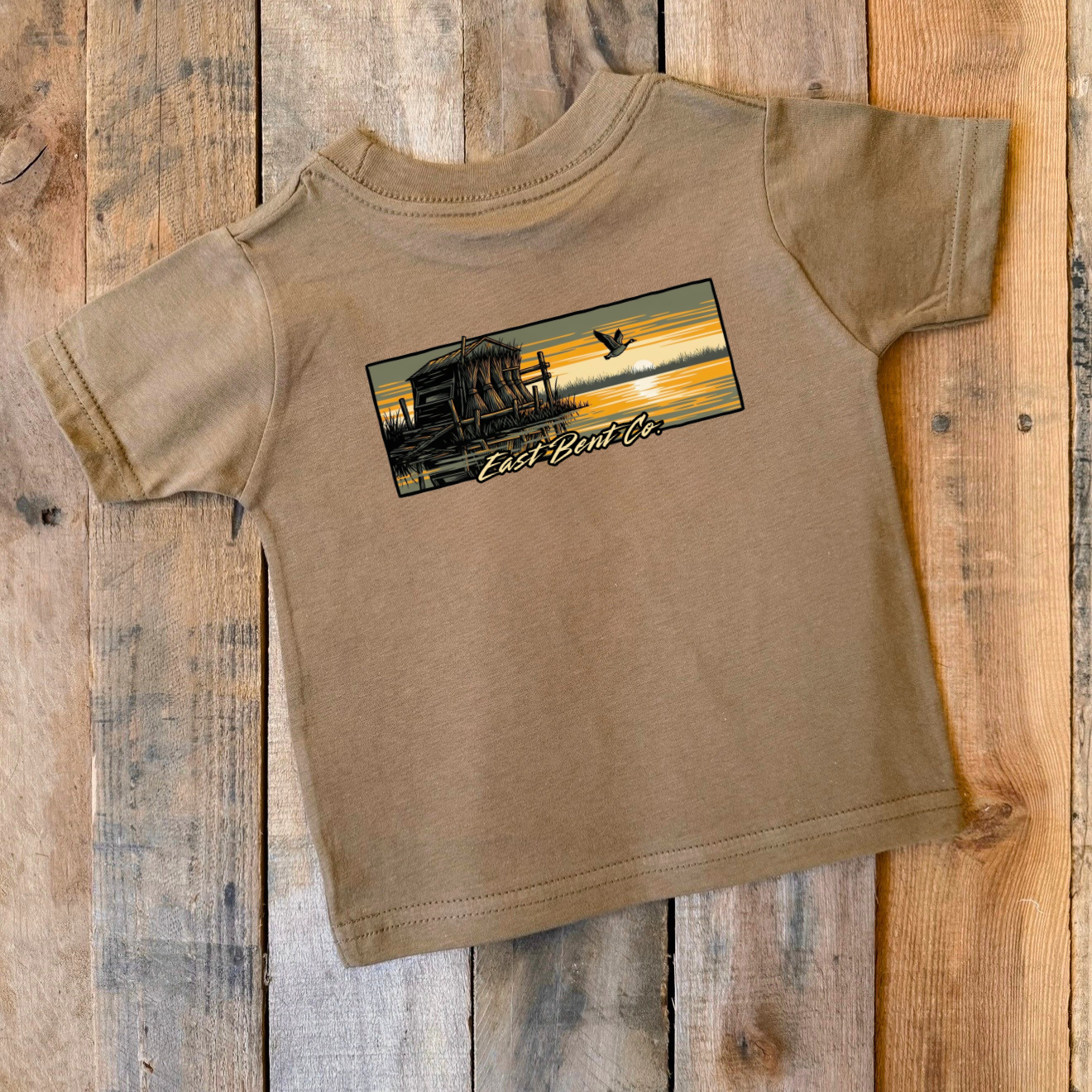 Duck Blind Kids Short Sleeve Shirt