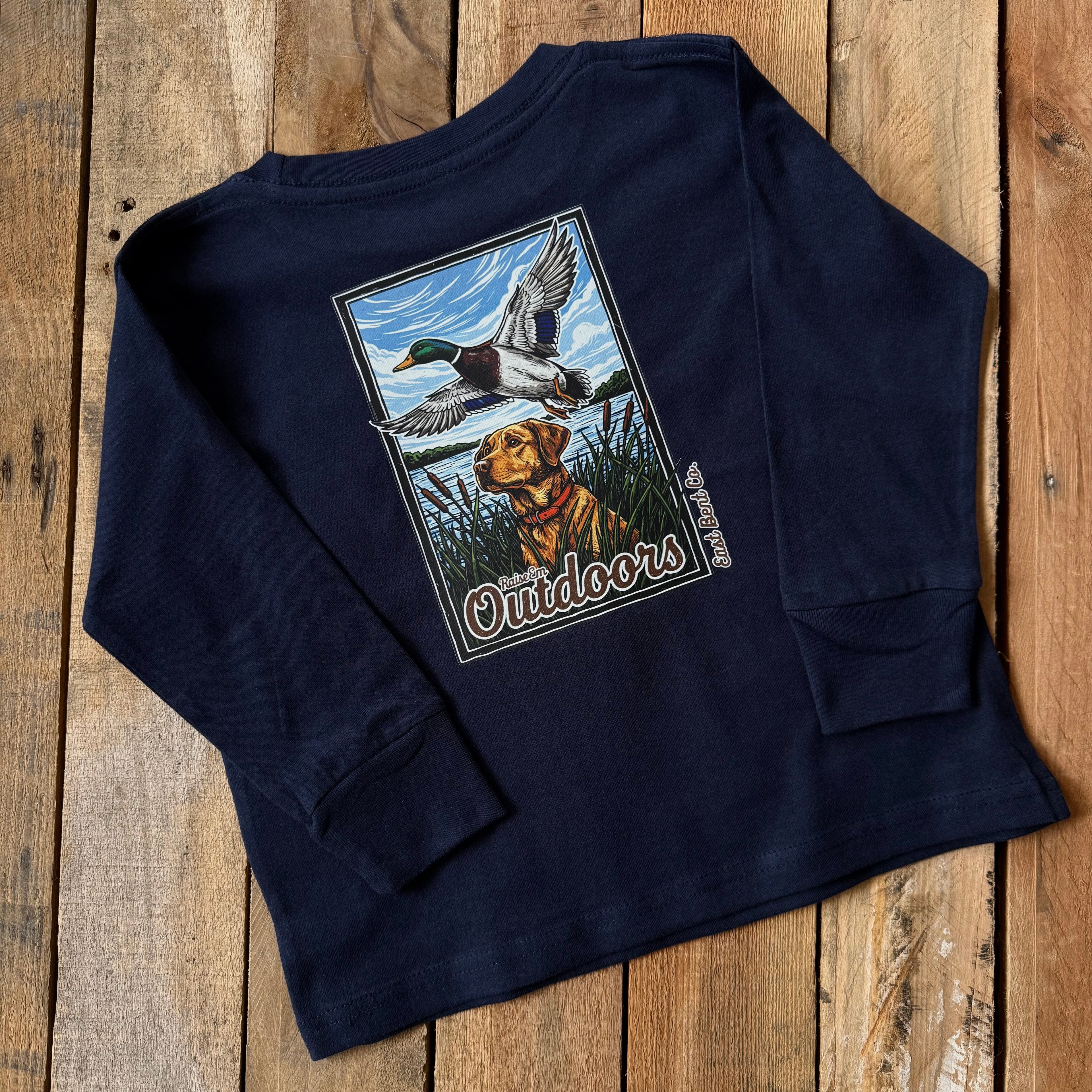 Raise Em Outdoors Kids Long Sleeve Shirt