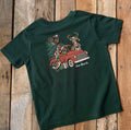 Vintage Hunting Crew Christmas Truck Short Sleeve Shirt
