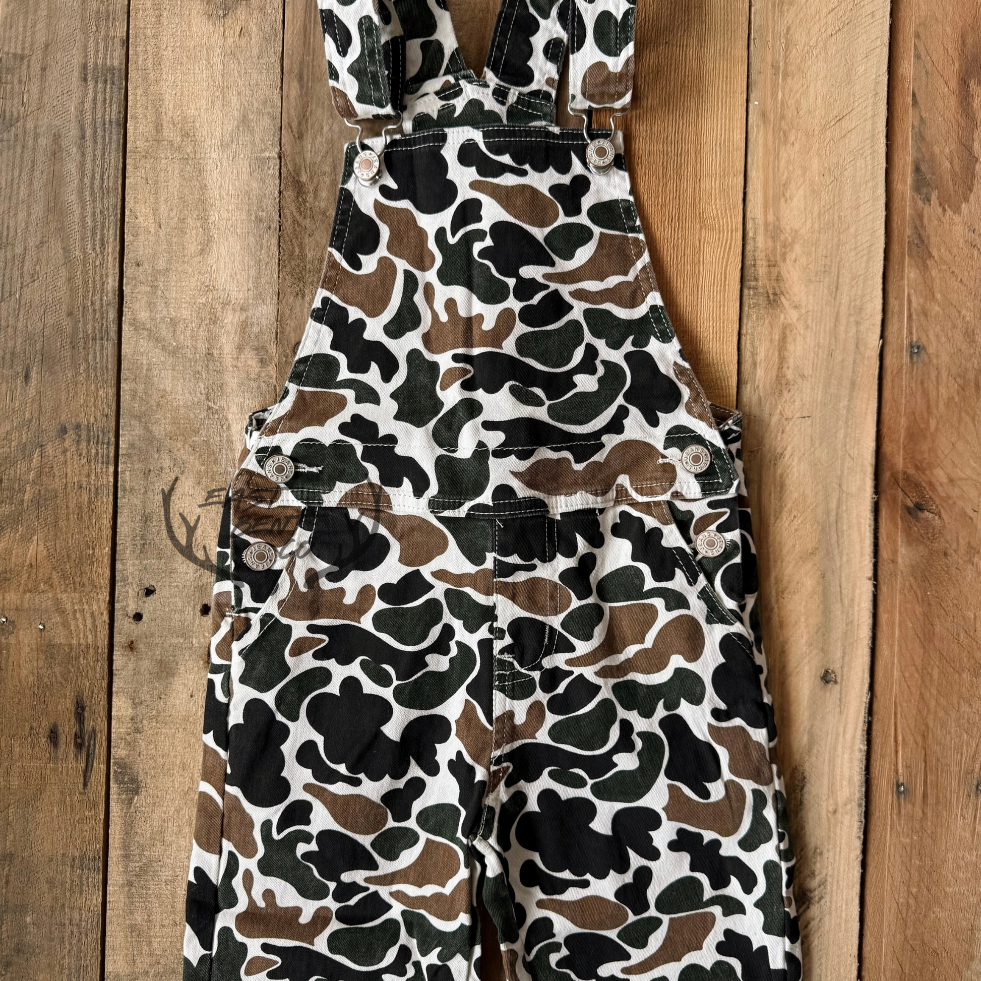 Deer Camo Kids Overalls