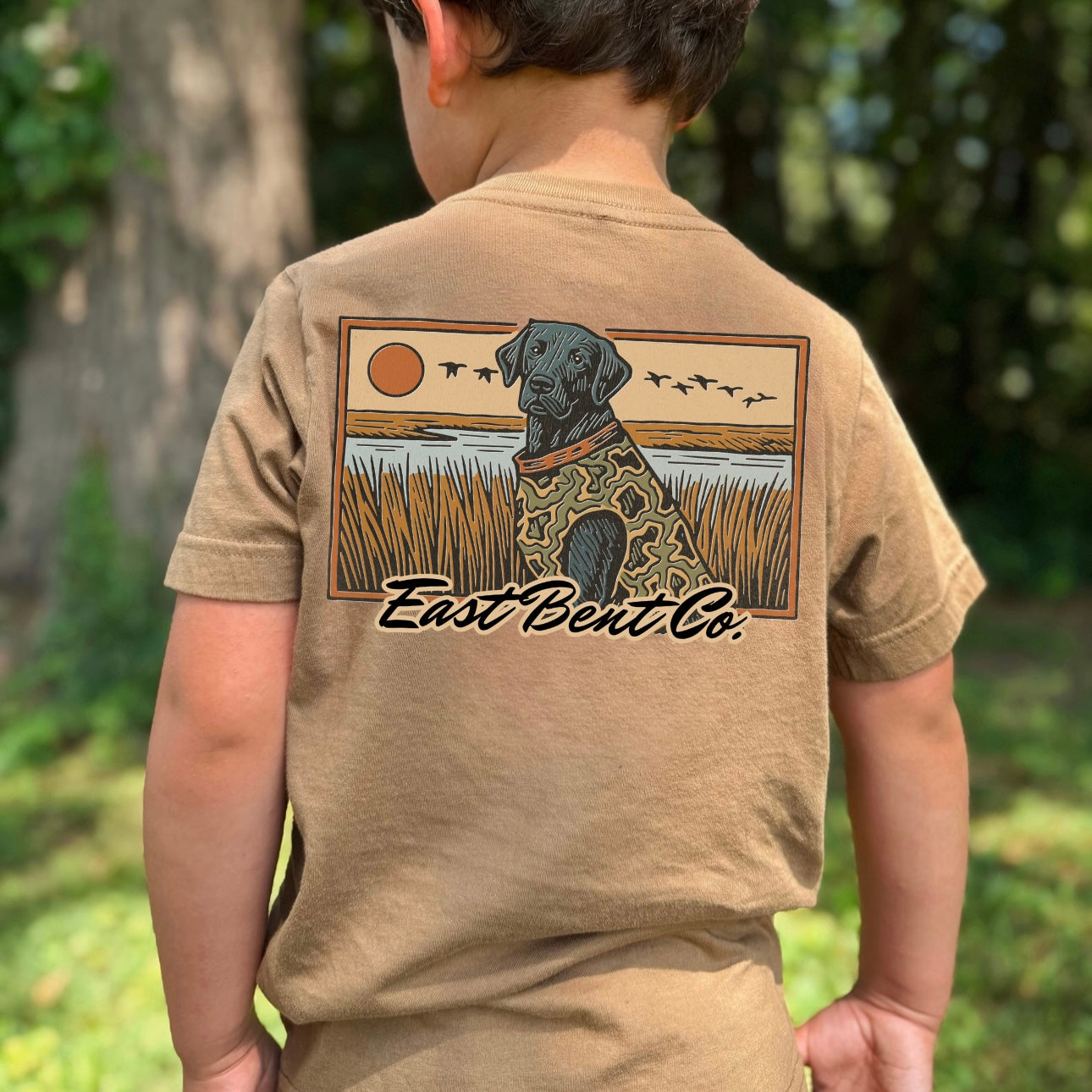 Black Lab Duck Hunting Short Sleeve Shirt