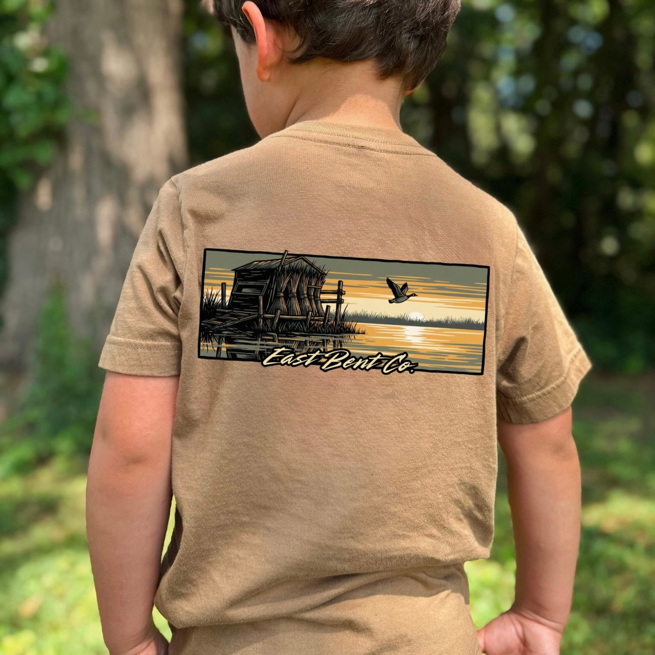 Duck Blind Kids Short Sleeve Shirt