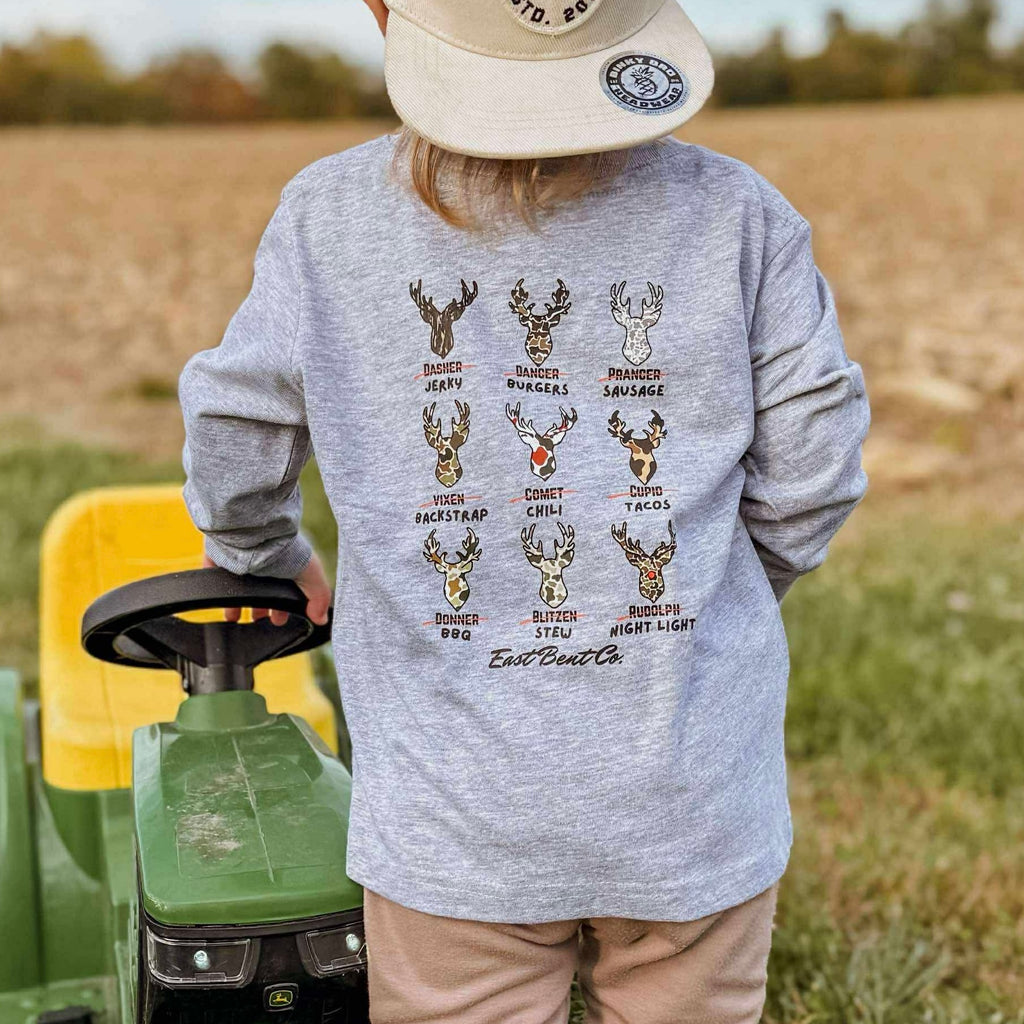 Camo Reindeer Nicknames Long Sleeve Shirt