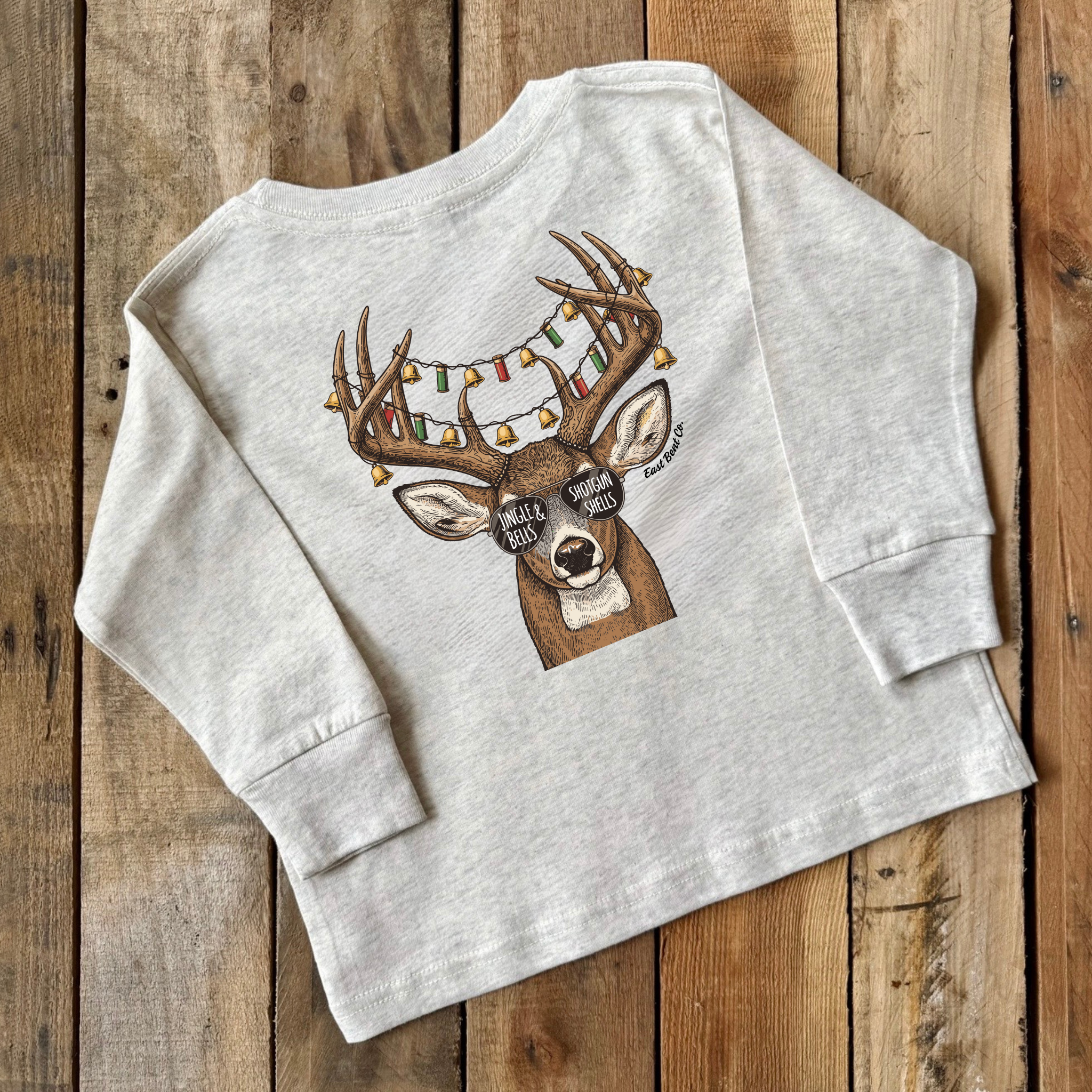 Jingle Bells & Shotgun Shells Long Sleeve Shirt