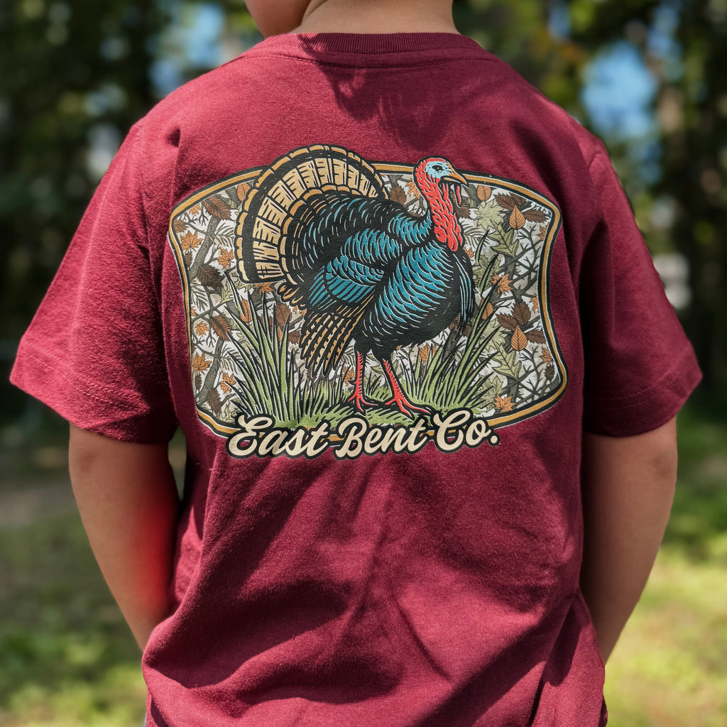 Distressed Turkey Logo Short Sleeve Shirt