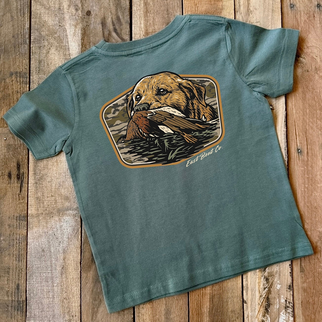 Camo Yellow Lab Duck Huntin’ Short Sleeve Shirt