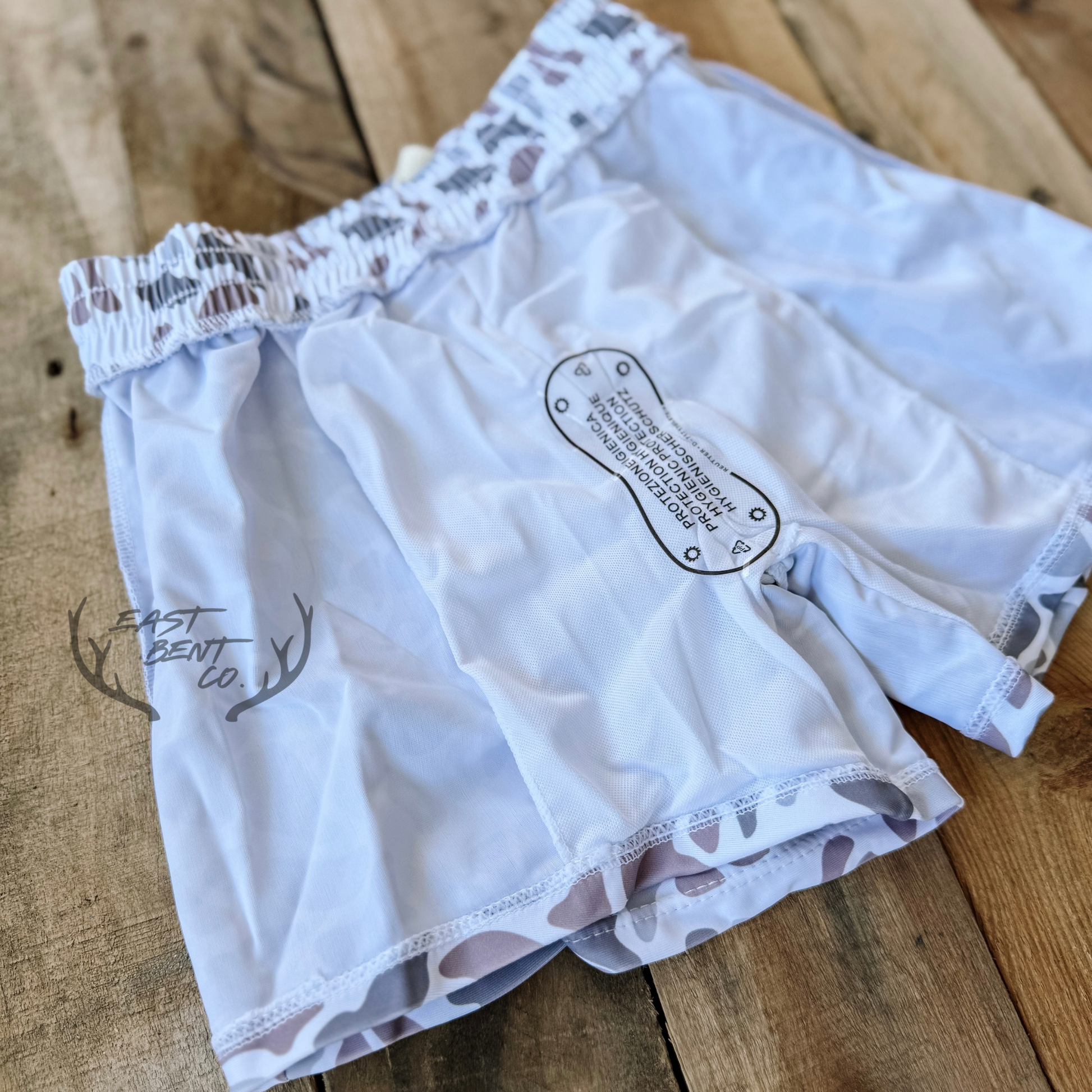 Glacier Camo Kids Swim Shorts