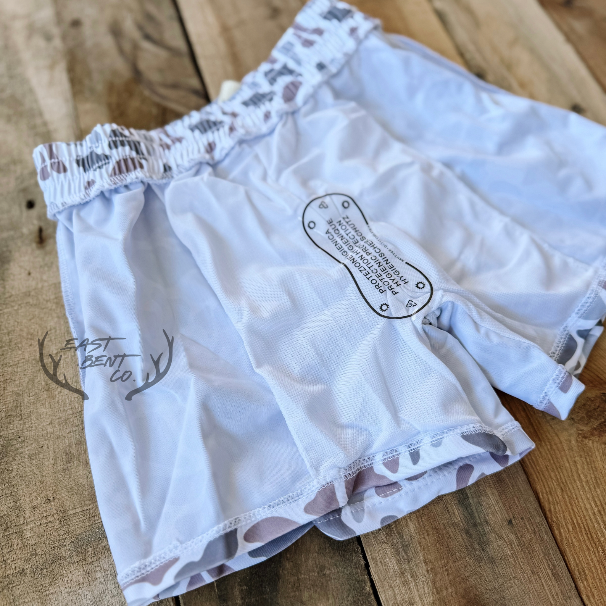 Glacier Camo Kids Swim Shorts