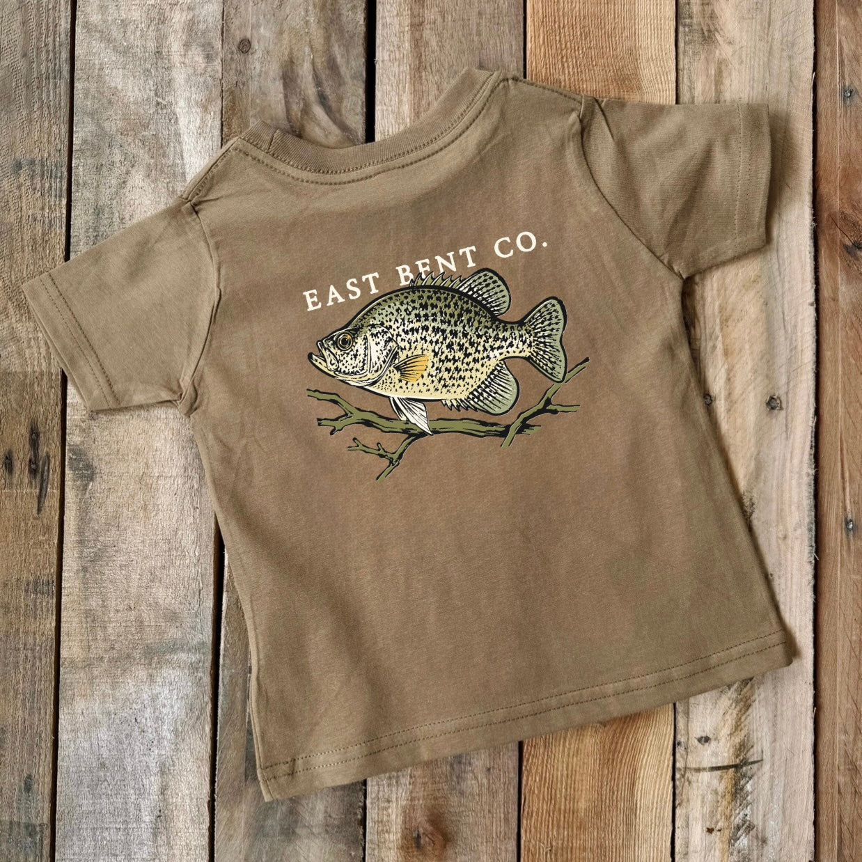 Crappie Fish Kids Short Sleeve Shirt