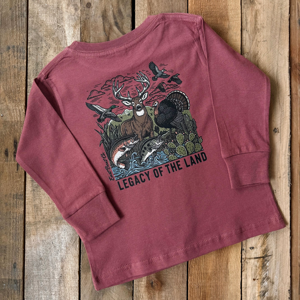 Legacy of the Land Kids Long Sleeve Shirt