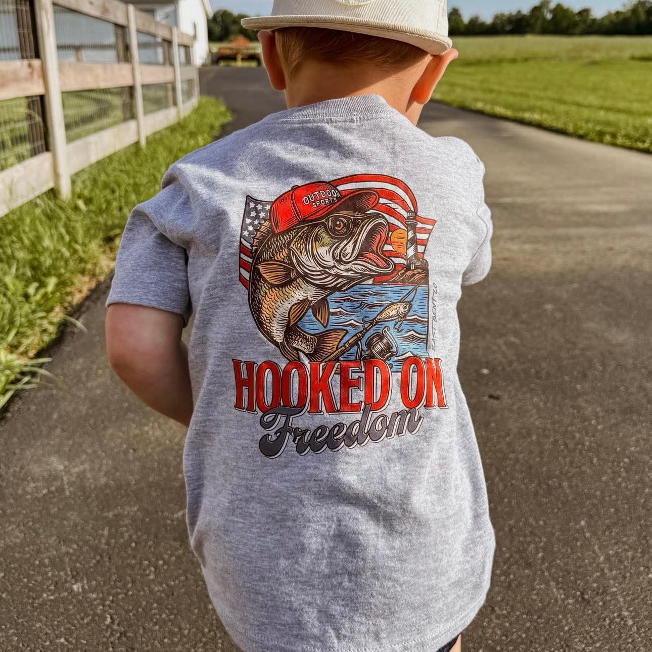 Hooked On Freedom Short Sleeve Shirt