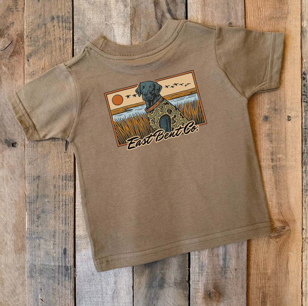 Black Lab Duck Hunting Short Sleeve Shirt