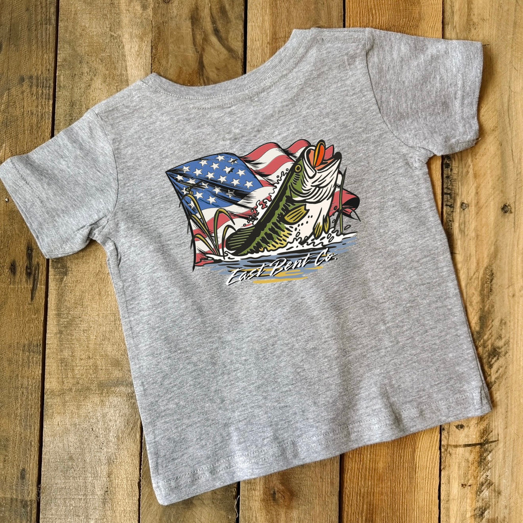 American Bass Flag Short Sleeve Shirt