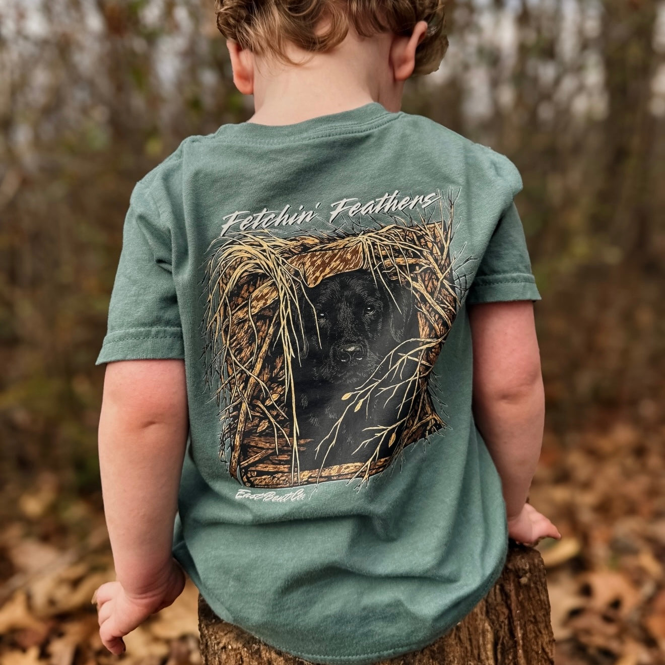 Fetchin’ Feathers Lab Short Sleeve Shirt