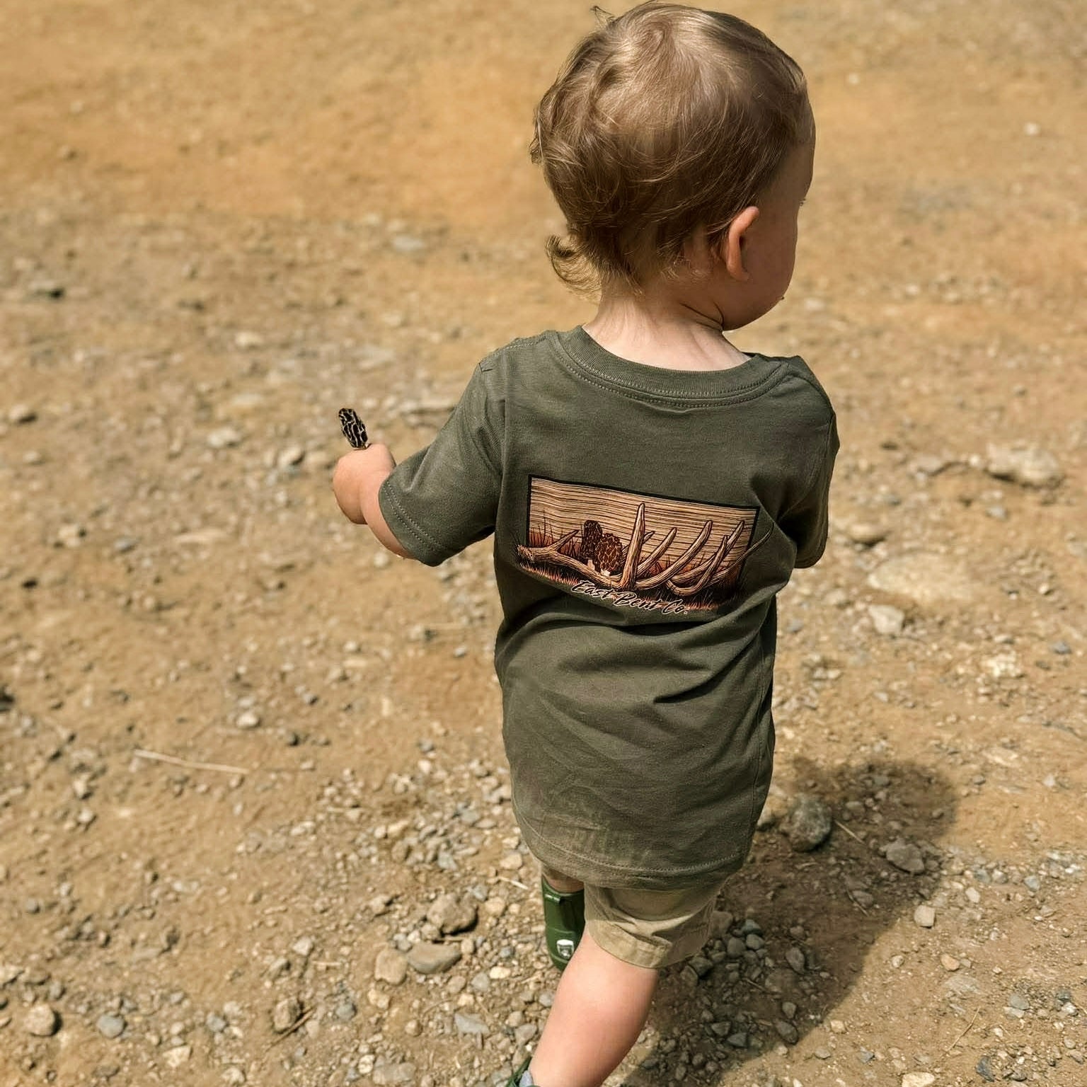 Morel Mushroom Hunt Kids Short Sleeve Shirt