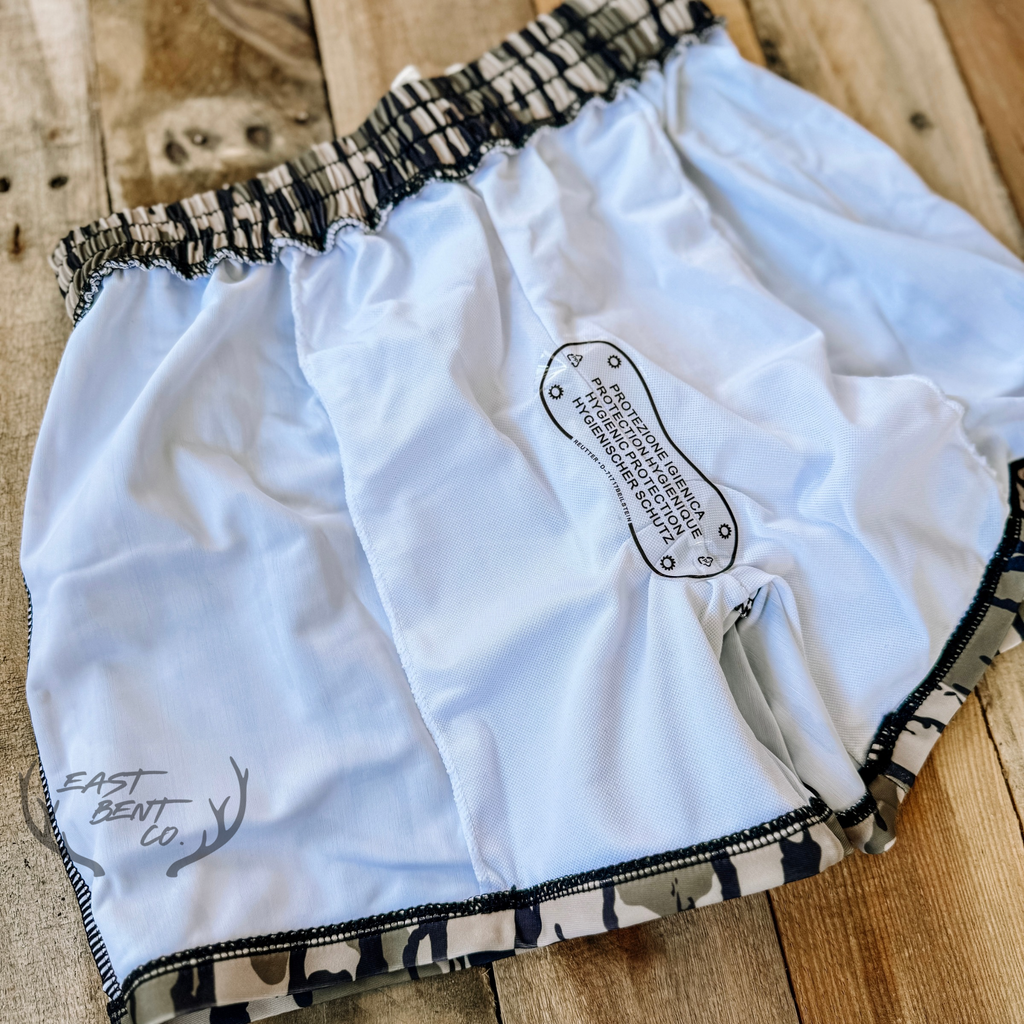 Fielder Camo Kids Swim Shorts