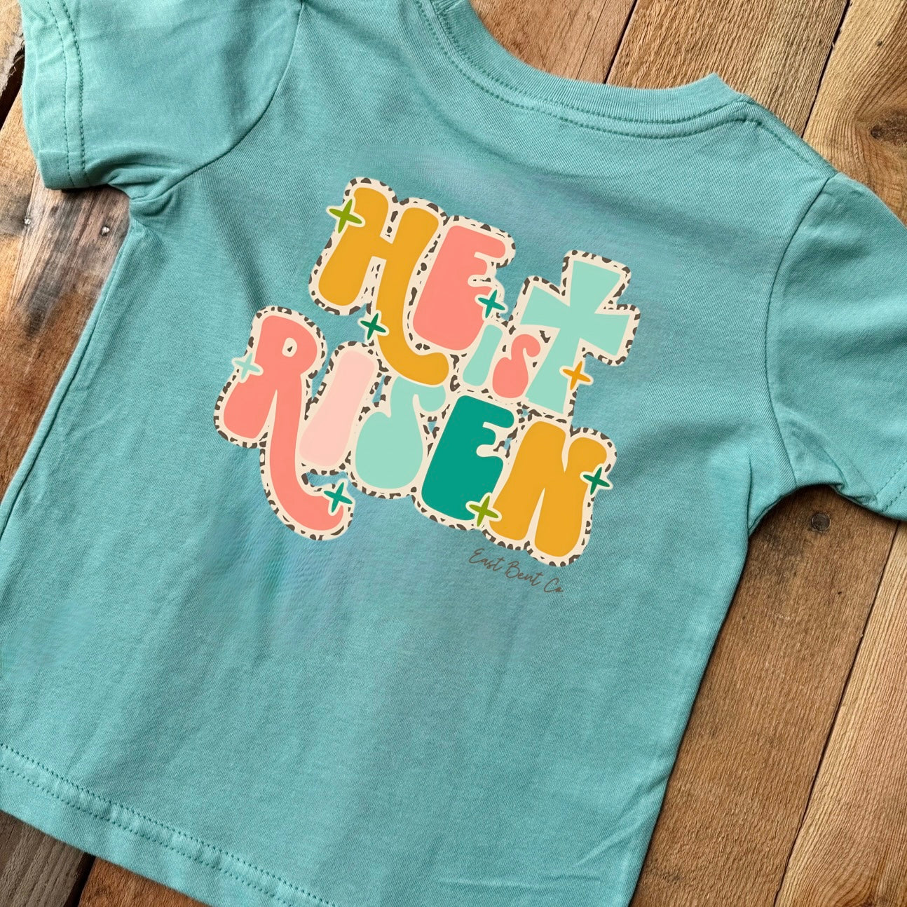 He Is Risen Girls Short Sleeve Shirt