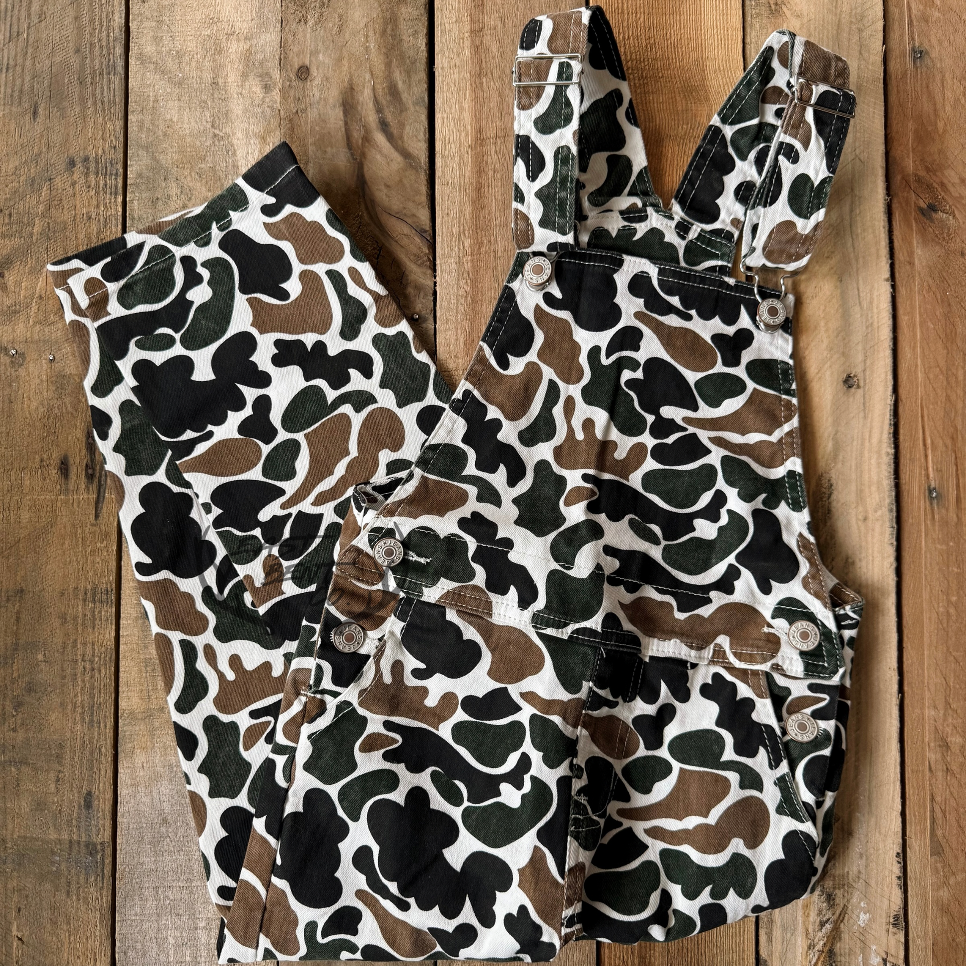 Deer Camo Kids Overalls