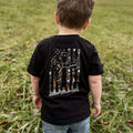 EBC Camo Distressed Hunting Cross Kids Short Sleeve Shirt