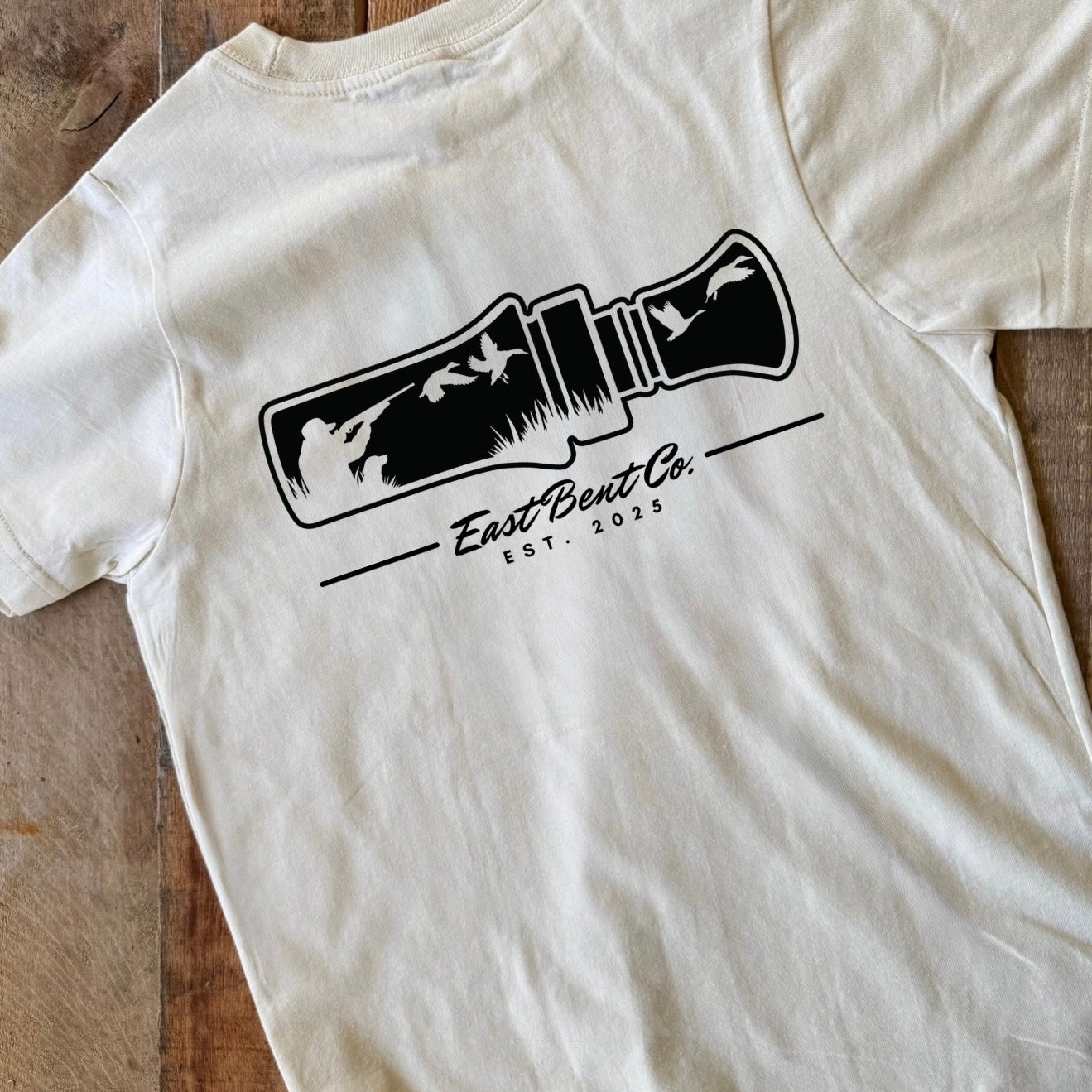 Duck Call Logo Kids Short Sleeve Shirt